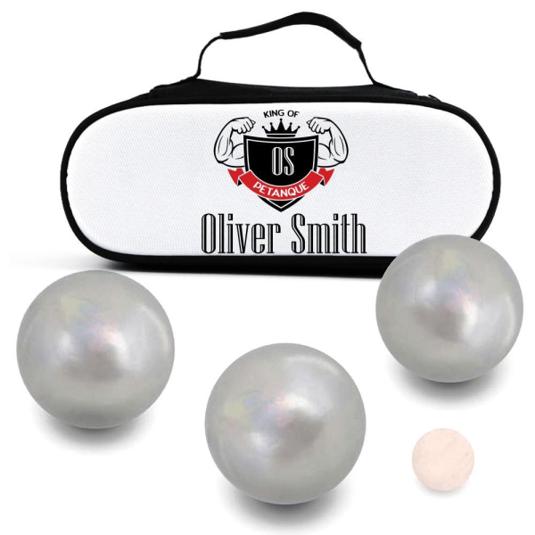 Personalised bag for p&eacute;tanque boules Champion