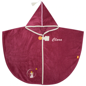 Personalised bath cape for children � Raspberry Mouse