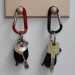 Personalised carabiner-shaped keyring Personalised carabiner-shaped keyring