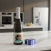 Personalised champagne photo crest