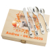 Personalised Children�s Cutlery Set Little Fox with Photo