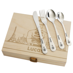 Personalised children's cutlery Super Hero or Heroine