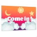 Personalised kids door sign - Clouds Personalised kids door sign - Clouds