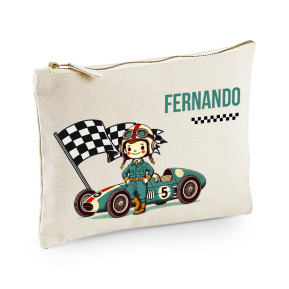 Personalised F1 driver pouch