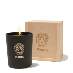 Personalised Halloween candle