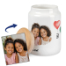 Personalised Heart Balloons biscuit jar