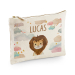 Personalised multi-purpose pouch with clouds and animals Personalised multi-purpose pouch with clouds and animals