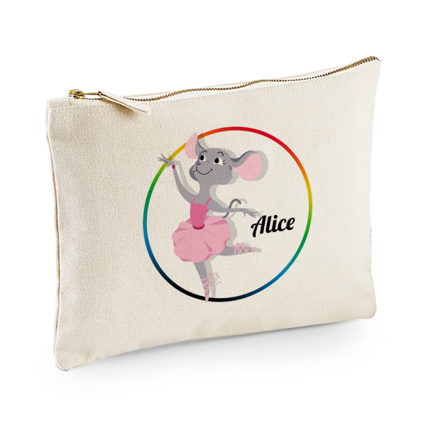 Personalised multi-purpose pouch with sports animal motif