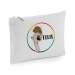 Personalised multi-purpose pouch with sports animal motif