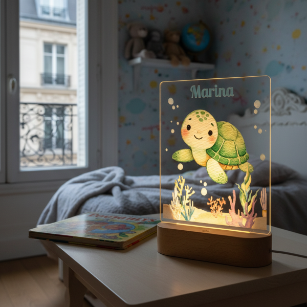 Personalised ocean night light