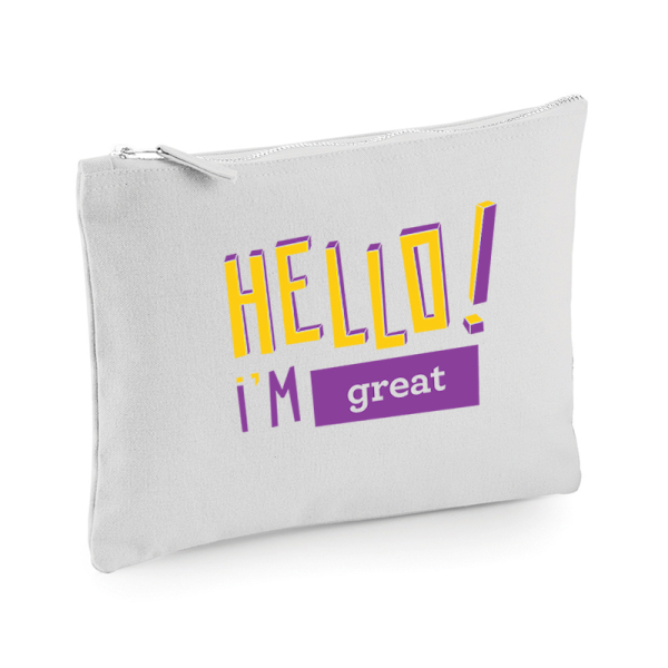 Personalised pouch HELLO