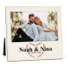 Personalised Silver Photo Frame Love Personalised Silver Photo Frame Love