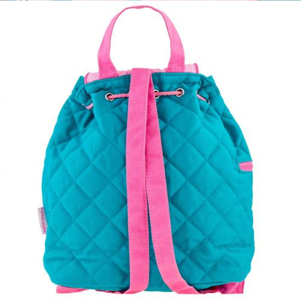 Personalised turquoise butterfly backpack