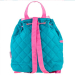 Personalised turquoise butterfly backpack