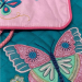 Personalised turquoise butterfly backpack