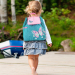 Personalised turquoise butterfly backpack