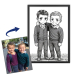 Personalised vintage manga-style portrait Personalised vintage manga-style portrait