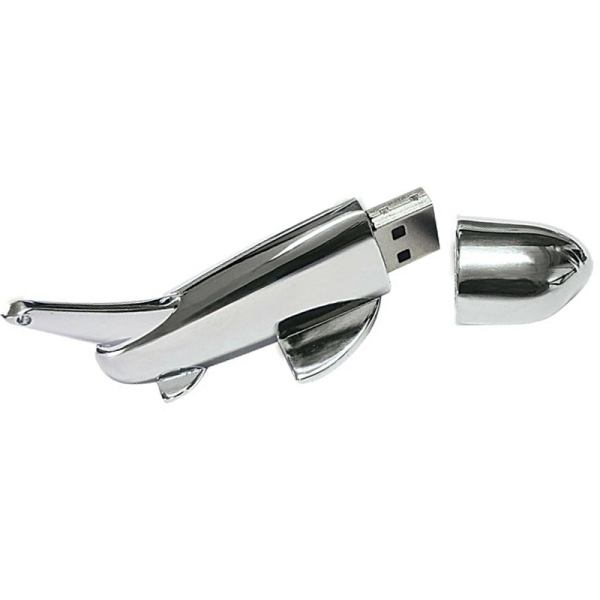 16 GB aeroplane-shaped USB stick customised