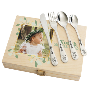 Photo box and its personalised cutlery