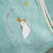 Personalized child bathrobe Green Penguin Personalized child bathrobe Green Penguin