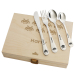 Personalised children's cutlery with wooden box invaders Personalised children's cutlery with wooden box invaders