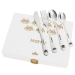 Personalised children's cutlery with wooden box invaders Personalised children's cutlery with wooden box invaders