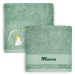 Personalised children's towel 70 x 140 cm - Green Penguin Personalised children's towel 70 x 140 cm - Green Penguin