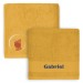 Personalised children's towel 70 x 140 cm - Yellow Lion