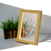 Personalised LED frame with flower wreath Personalised LED frame with flower wreath
