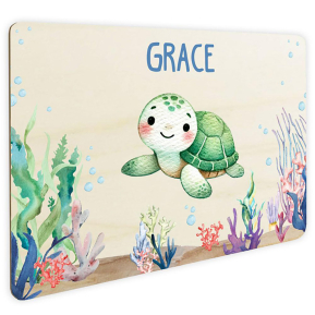 Personalised ocean door sign