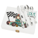 Cutlery in printed wooden box Formula 1 Driver Cutlery in printed wooden box Formula 1 Driver