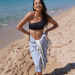Personalised traditional fouta with stripes Personalised traditional fouta with stripes