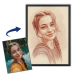Sanguine-style portrait from a photo Sanguine-style portrait from a photo