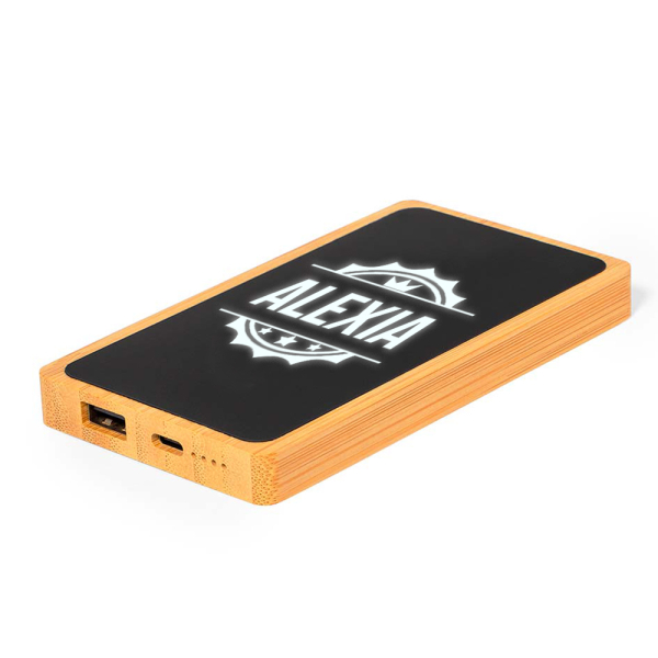 5000 mAh luminous customised power bank