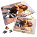 Puzzle of a photo transformed into 3D animation Puzzle of a photo transformed into 3D animation