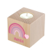 Rainbow wooden candlestick Rainbow wooden candlestick