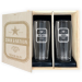 Set of 2 beer glasses with personalised name