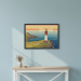 Illustrated landscape in flat design based on a photo Illustrated landscape in flat design based on a photo