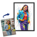 Street art portrait from a photo Street art portrait from a photo