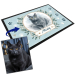 Watercolour pet bowl mat Watercolour pet bowl mat