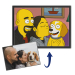Yellow cartoon-style caricature from a photo Yellow cartoon-style caricature from a photo