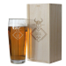 Beer glass with engraved name Beer glass with engraved name