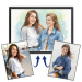 Watercolour-style portrait after photo montage