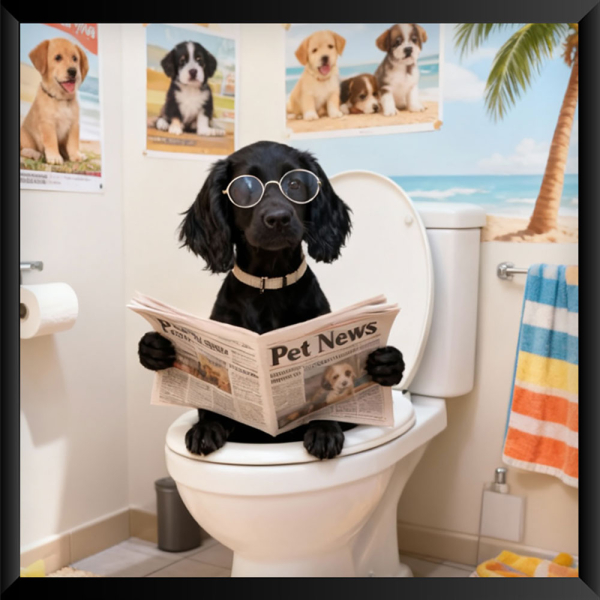 Well-behaved animals portrait from a photo