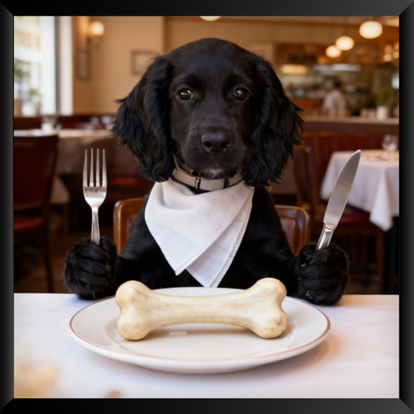Well-behaved animals portrait from a photo