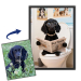 Well-behaved animals portrait from a photo