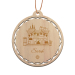 Personalised wooden Christmas bauble Christmas Spirit Personalised wooden Christmas bauble Christmas Spirit