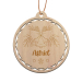 Personalised wooden Christmas bauble Christmas Spirit Personalised wooden Christmas bauble Christmas Spirit