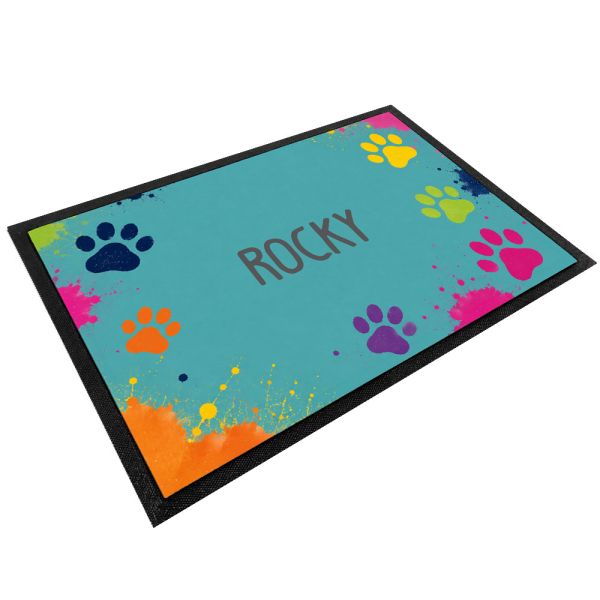 Personalised bowl mat little paws Personalised bowl mat little paws