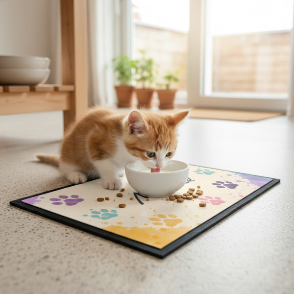 Personalised bowl mat little paws Personalised bowl mat little paws